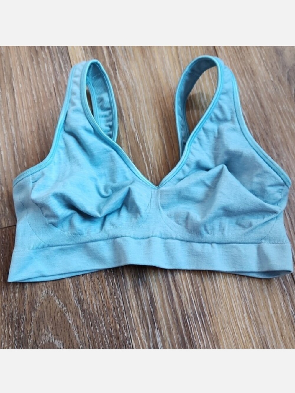 Bali Light Blue Green Comfort Revolution Flex Fit Wirefree Bra small